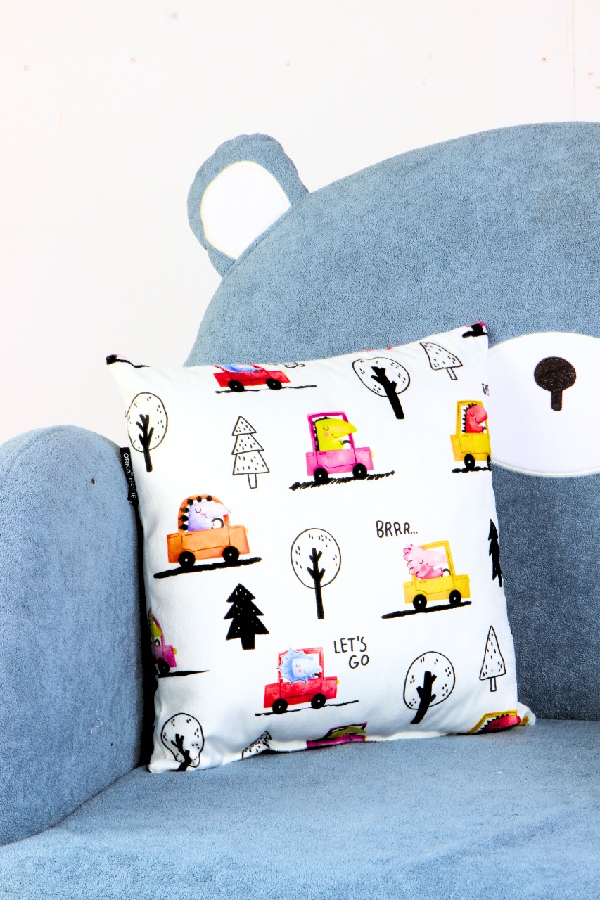 Orka Kids Filled Cushion Printed 12x12 (D17)